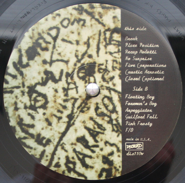 Fugazi - End Hits | Dischord Records (dis110v) - 3