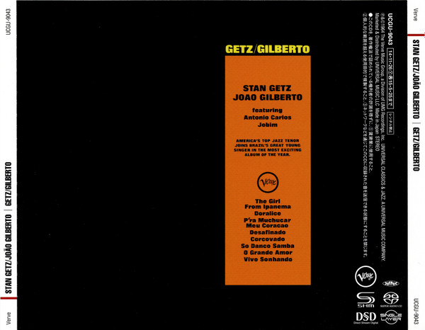 Stan Getz / João Gilberto Featuring Antonio Carlos Jobim - Getz / Gilberto | Verve Records (UCGU-9069) - 2