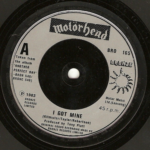 Motörhead - I Got Mine | Bronze (BRO 165) - 3