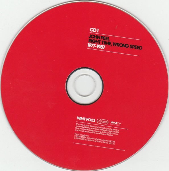 Various - John Peel - Right Time, Wrong Speed 1977-1987 | Warner Music TV (WMTV023) - 3 Various - John Peel - Right Time, Wrong Speed 1977-1987 | Warner Music TV (WMTV023) - 3