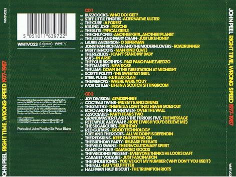 Various - John Peel - Right Time, Wrong Speed 1977-1987 | Warner Music TV (WMTV023) - 2 Various - John Peel - Right Time, Wrong Speed 1977-1987 | Warner Music TV (WMTV023) - 2
