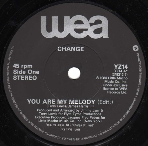 Change - You Are My Melody | WEA (YZ14) - 3