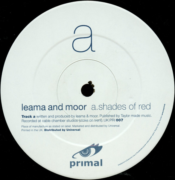 Leama & Moor - Shades Of Red / Shades Of Blue | Primal Recordings (PRI 007) - 3