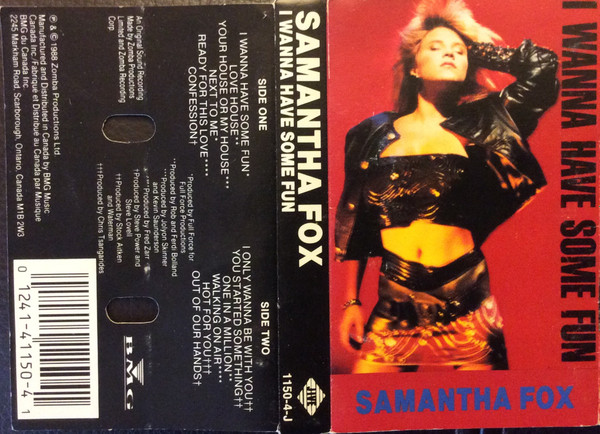 Samantha Fox - I Wanna Have Some Fun [Cassette] | Jive (1150-4-J) - 2