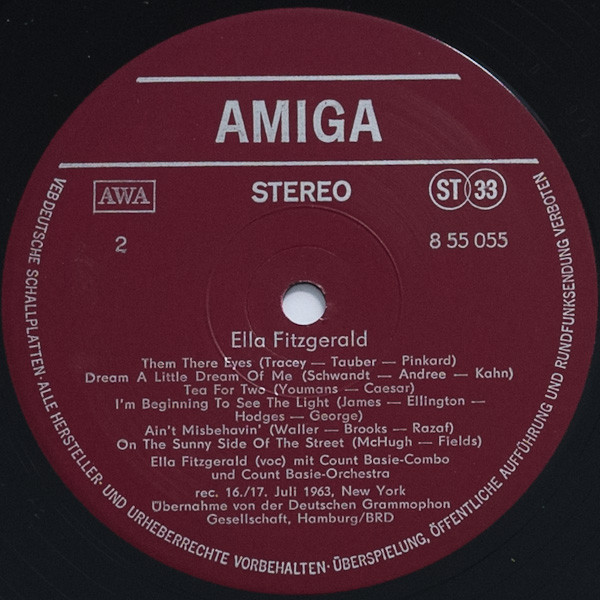 Ella Fitzgerald - Ella Fitzgerald | AMIGA (8 55 055) - 4