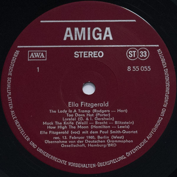Ella Fitzgerald - Ella Fitzgerald | AMIGA (8 55 055) - 3