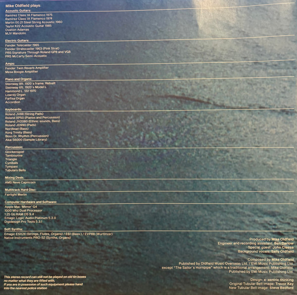 Mike Oldfield - Tubular Bells 2003 | Warner Music Spain (5021732515896) - 4 Mike Oldfield - Tubular Bells 2003 | Warner Music Spain (5021732515896) - 4