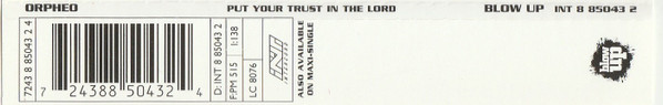 Orpheo - Put Your Trust In The Lord | Blow Up (INT 8 85043 2) - 3