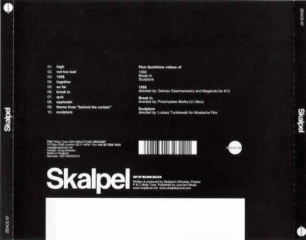 Skalpel - Skalpel | Ninja Tune (ZENCD 87) - 2
