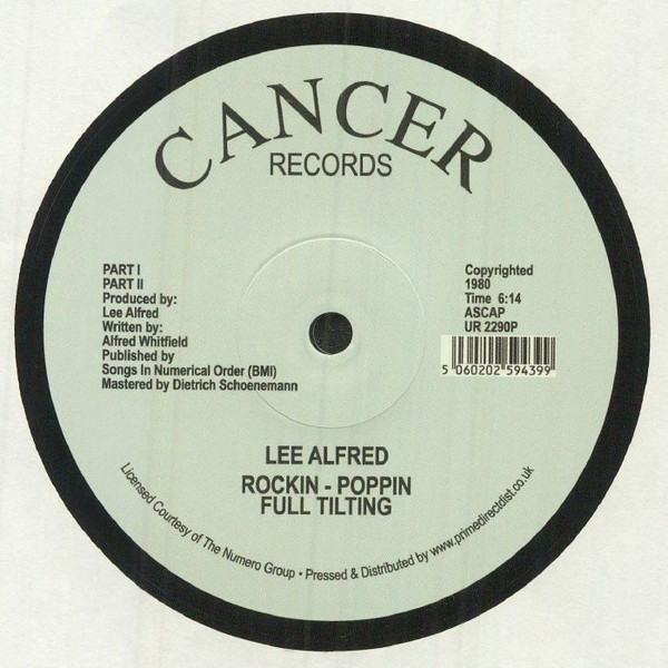 Lee Alfred - Rockin - Poppin Full Tilting | Cancer Records (UR 2290P) - 2 Lee Alfred - Rockin - Poppin Full Tilting | Cancer Records (UR 2290P) - 2