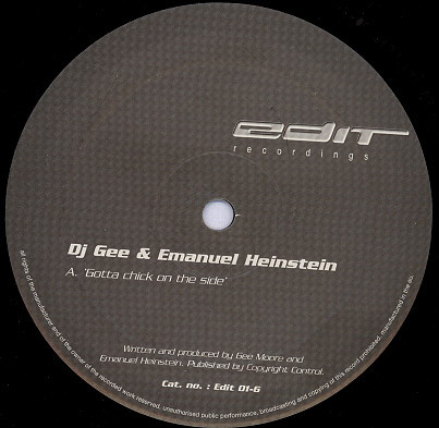 Various - Gotta Chick On The Side | Edit Recordings (EDIT 01-6)
