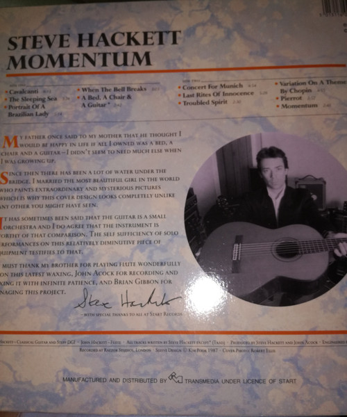 Steve Hackett - Momentum | Start (STL 15) - 2
