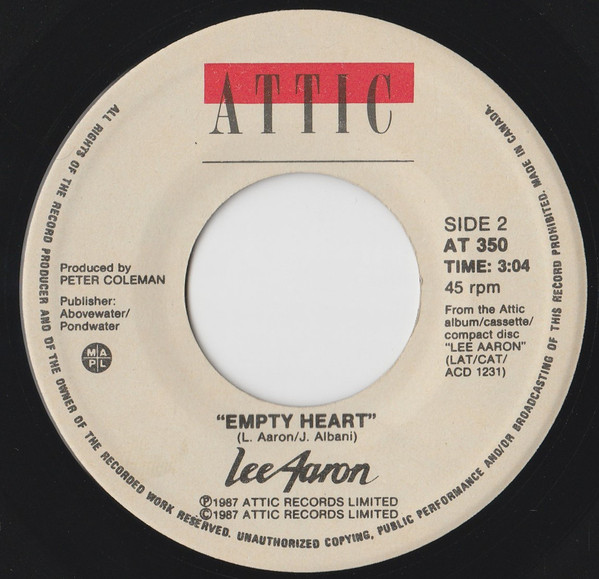 Lee Aaron - Only Human | Attic (AT 350) - 4