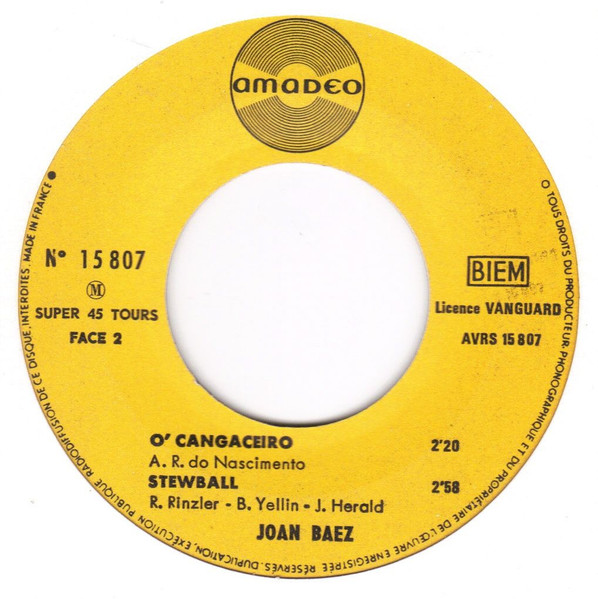 Joan Baez - Pack Up Your Sorrows | Amadeo (15807) - 4