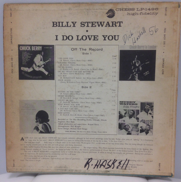 Billy Stewart - I Do Love You | Chess (LP-1496) - 2 Billy Stewart - I Do Love You | Chess (LP-1496) - 2