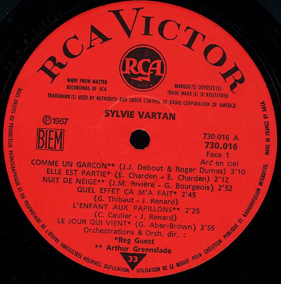 Sylvie Vartan - Sylvie | RCA Victor (730.016) - 3 Sylvie Vartan - Sylvie | RCA Victor (730.016) - 3