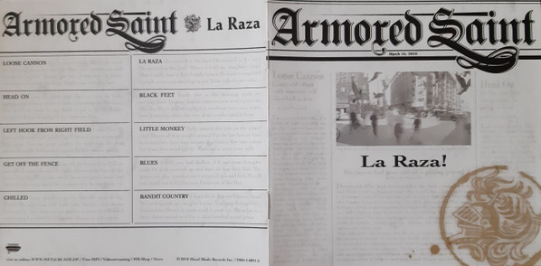 Armored Saint - La Raza | Metal Blade Records (3984-14891-2) - 3 Armored Saint - La Raza | Metal Blade Records (3984-14891-2) - 3