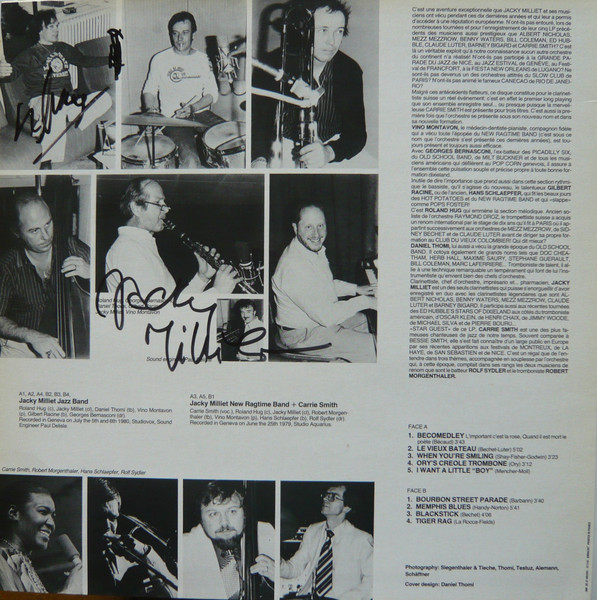Jacky Milliet Jazz Band Featuring Carrie Smith - Jacky Milliet Jazz Band | Evasion Disques (EB 100 219) - 2 Jacky Milliet Jazz Band Featuring Carrie Smith - Jacky Milliet Jazz Band | Evasion Disques (EB 100 219) - 2