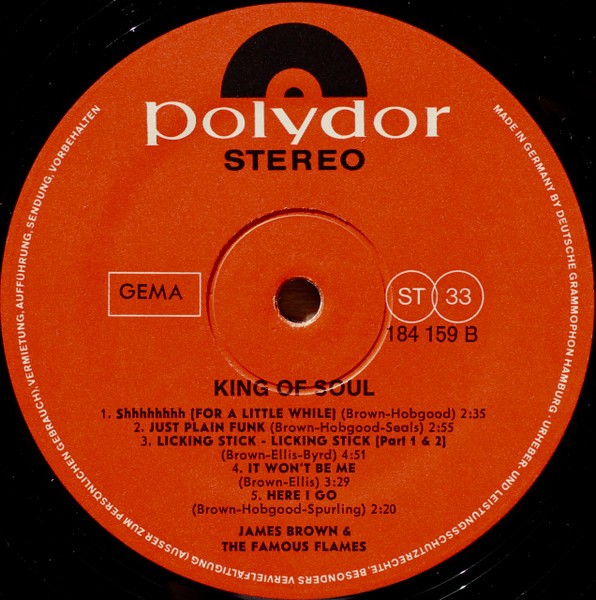 James Brown & The Famous Flames - King Of Soul | Polydor (184 159) - 4