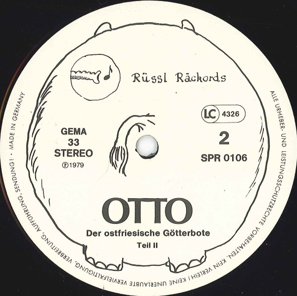 Otto Waalkes - Der Ostfriesische Götterbote | Rüssl Räckords (SPR 0106) - 4 Otto Waalkes - Der Ostfriesische Götterbote | Rüssl Räckords (SPR 0106) - 4