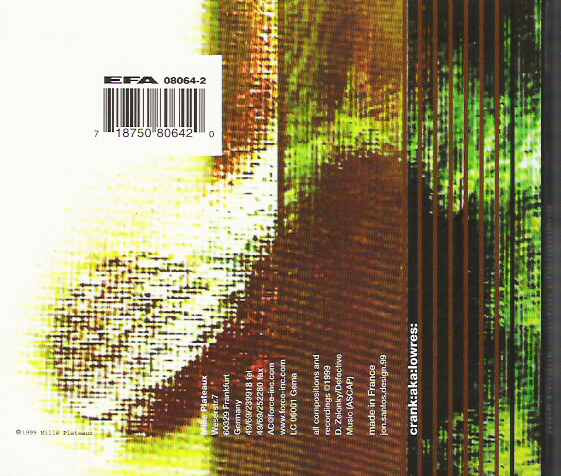 Crank - Wanton Phenomena | Mille Plateaux (mp64) - 4 Crank - Wanton Phenomena | Mille Plateaux (mp64) - 4