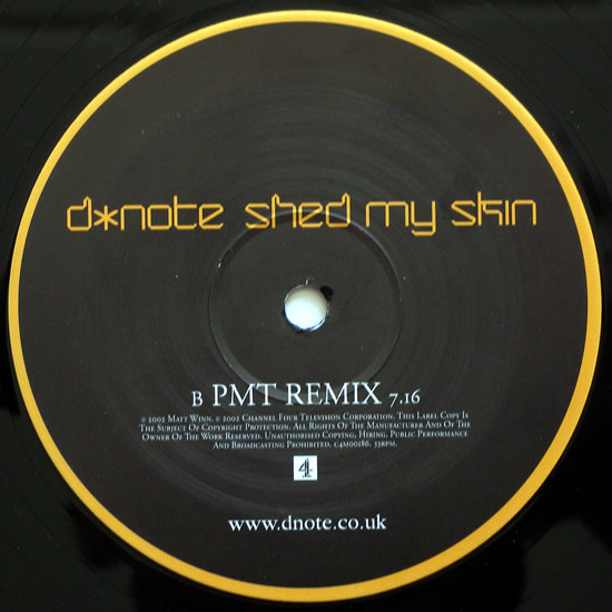 D*Note - Shed My Skin | Channel Four Music (C4M00186) - 3