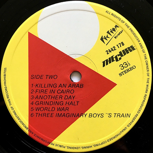 The Cure - Boys Don't Cry | Fiction Records (2442 178) - 4 The Cure - Boys Don't Cry | Fiction Records (2442 178) - 4