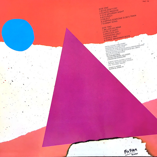 The Cure - Boys Don't Cry | Fiction Records (2442 178) - 2 The Cure - Boys Don't Cry | Fiction Records (2442 178) - 2