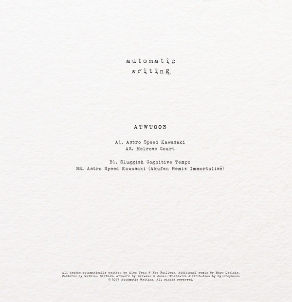 Charonne - You're So Debonnaire EP | Automatic Writing (ATWT003) - 2 Charonne - You're So Debonnaire EP | Automatic Writing (ATWT003) - 2