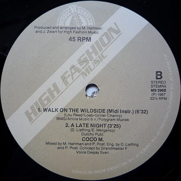 Coco M - Walk On The Wild Side (C'est La Ouate Version) | High Fashion Music (MS 296) - 4 Coco M - Walk On The Wild Side (C'est La Ouate Version) | High Fashion Music (MS 296) - 4