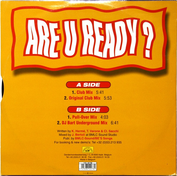 DJ Bart - Are U Ready ? | Yellow Cab (YC 278) - 2 DJ Bart - Are U Ready ? | Yellow Cab (YC 278) - 2