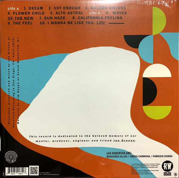 Las Robertas - Waves Of The New | Rogue Wave Records (RWLP005) - 2 Las Robertas - Waves Of The New | Rogue Wave Records (RWLP005) - 2