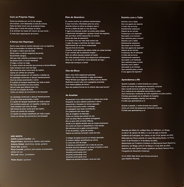 Mão Morta + Pedro Sousa - Tricot | Rastilho Records (233LP2023) - 3