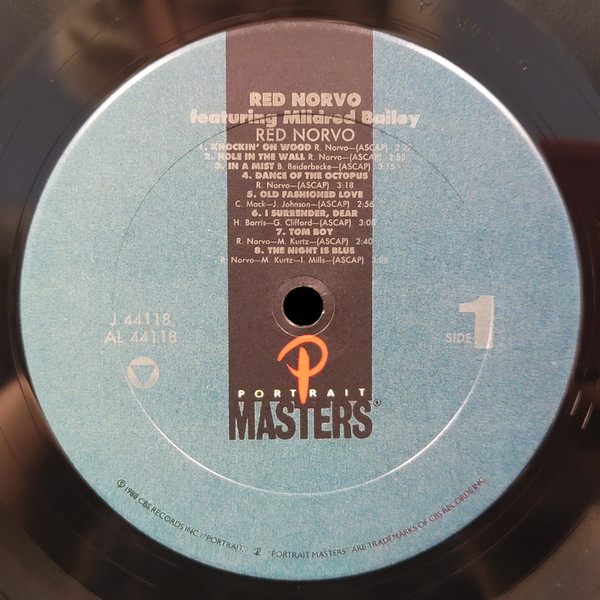 Red Norvo , Mildred Bailey - Red Norvo Featuring Mildred Bailey | Portrait Masters (RJ 44118) - 3 Red Norvo , Mildred Bailey - Red Norvo Featuring Mildred Bailey | Portrait Masters (RJ 44118) - 3