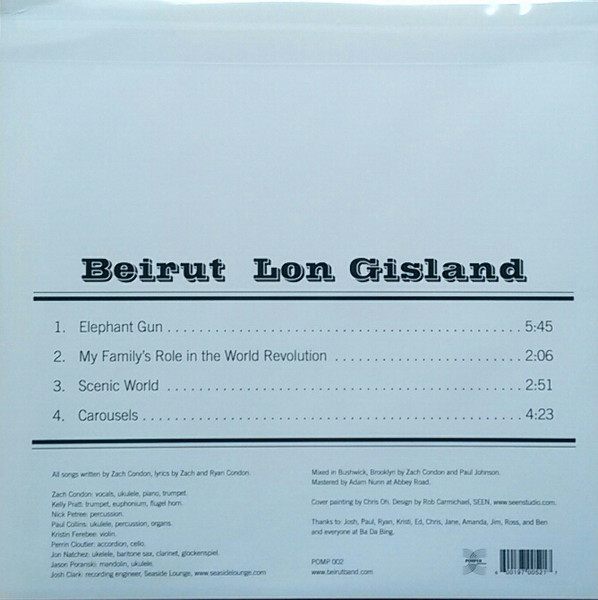 Beirut - Lon Gisland | Pompeii Records (POMP 002) - 2 Beirut - Lon Gisland | Pompeii Records (POMP 002) - 2