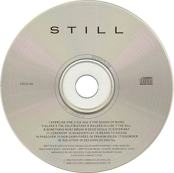 Joy Division - Still | Factory (FACD 40) - 3 Joy Division - Still | Factory (FACD 40) - 3