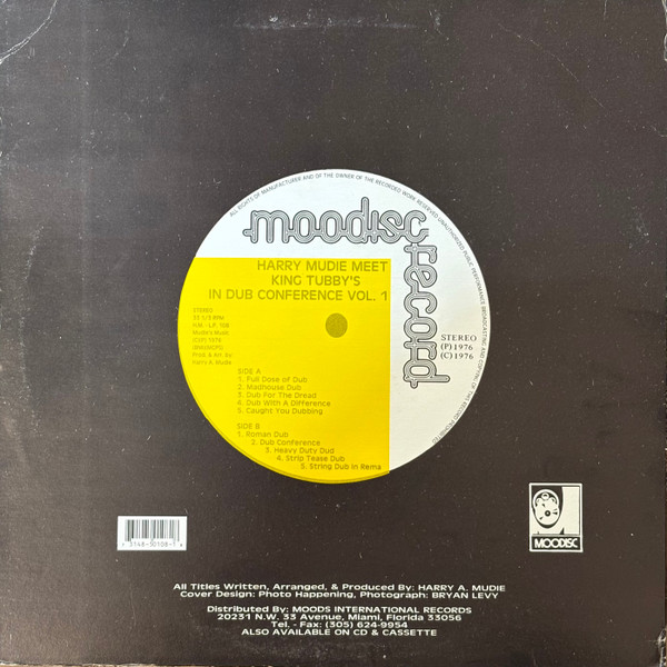 Harry Mudie Meet King Tubby - In Dub Conference Volume One | Moodisc Records International (HM-108) - 2 Harry Mudie Meet King Tubby - In Dub Conference Volume One | Moodisc Records International (HM-108) - 2