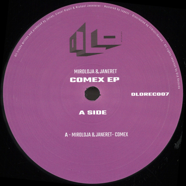 Miroloja & Janeret - Comex EP | Olo Records (OLOREC007)