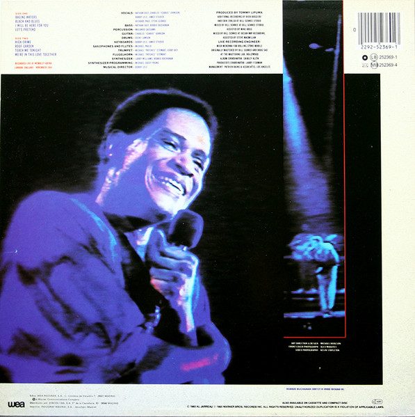Al Jarreau - In London | WEA (25 2369-1) - 2