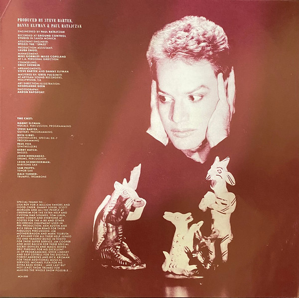 Danny Elfman - So-Lo | MCA Records (MCA-5535) - 3 Danny Elfman - So-Lo | MCA Records (MCA-5535) - 3