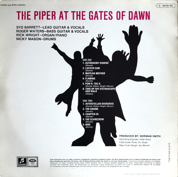 Pink Floyd - The Piper At The Gates Of Dawn | Columbia (1C 062-04 292) - 2 Pink Floyd - The Piper At The Gates Of Dawn | Columbia (1C 062-04 292) - 2