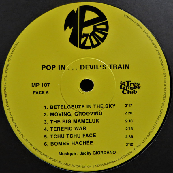 Jacky Giordano - Pop In... Devil's Train | Le Très Groove Club (LTGC-001) - 3 Jacky Giordano - Pop In... Devil's Train | Le Très Groove Club (LTGC-001) - 3