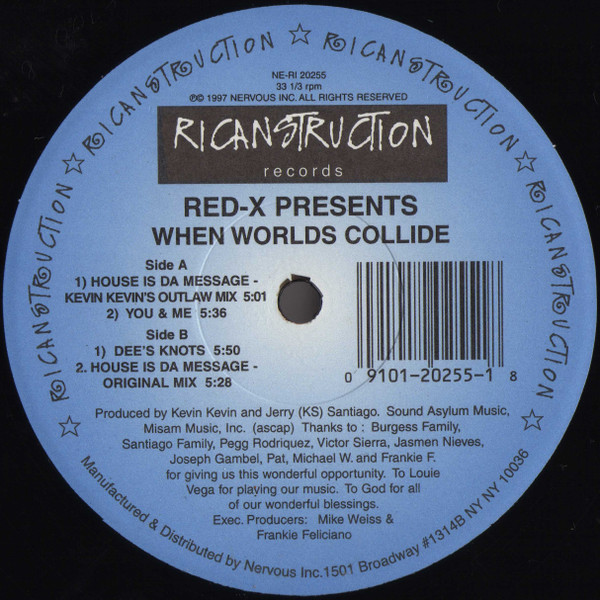 Red-X - When Worlds Collide | Ricanstruction Records (NE-RI 20255) - main