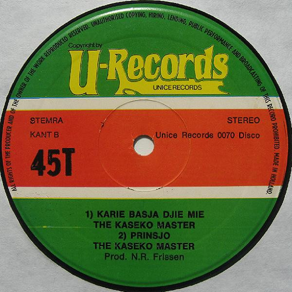 Johan Miller , Imro Lioe A Njie And The Kaseko Masters - Tjaar Mi Na Abra | Unice Records (0070) - 4 Johan Miller , Imro Lioe A Njie And The Kaseko Masters - Tjaar Mi Na Abra | Unice Records (0070) - 4