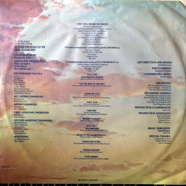 Neil Diamond - On The Way To The Sky | CBS (SBP 237720) - 3 Neil Diamond - On The Way To The Sky | CBS (SBP 237720) - 3