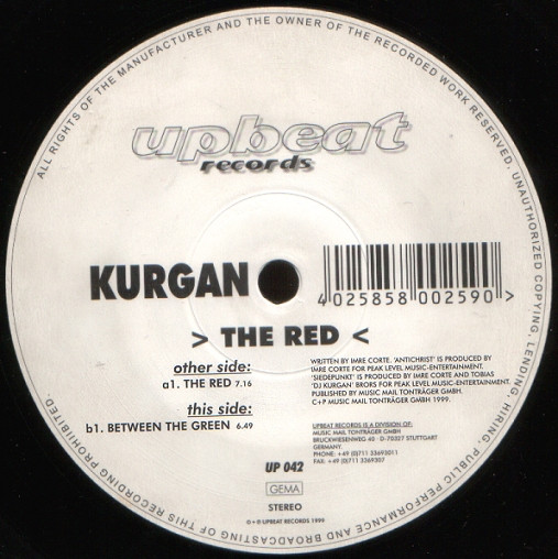Kurgan - The Red | Upbeat Records (UP 042) - 4