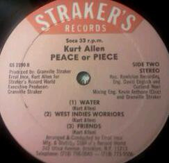 Kurt Allen - Peace Or Piece | Straker's Records (GS 2390) - 3