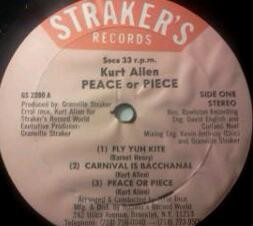 Kurt Allen - Peace Or Piece | Straker's Records (GS 2390) - 2
