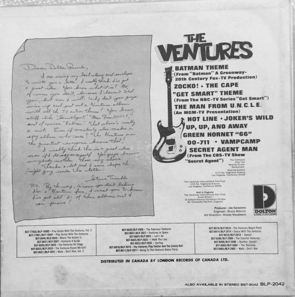 The Ventures - The Ventures | Dolton Records (BLP-2042) - 2 The Ventures - The Ventures | Dolton Records (BLP-2042) - 2