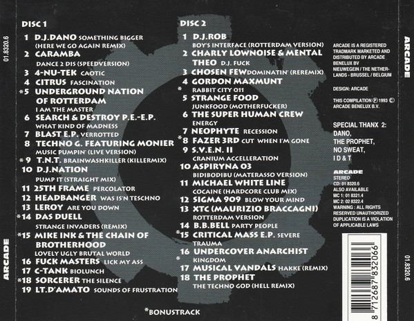 Various - Thunderdome II - Judgement Day (Back From Hell!) | Arcade (01.8320.6) - 2